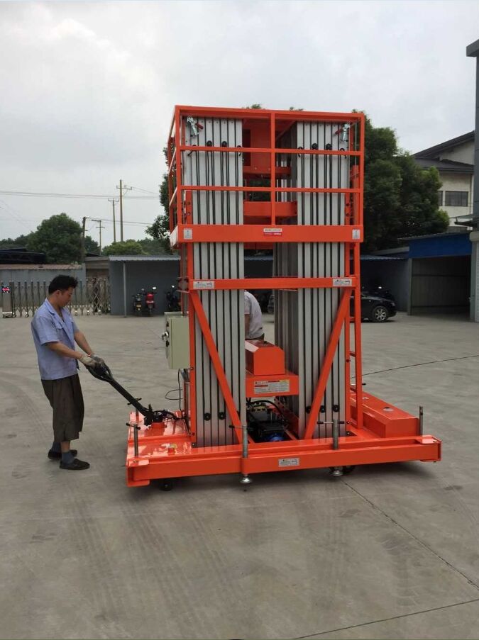 成都見田科技六桅桿鋁合金歐力升升降機圖片展示:
